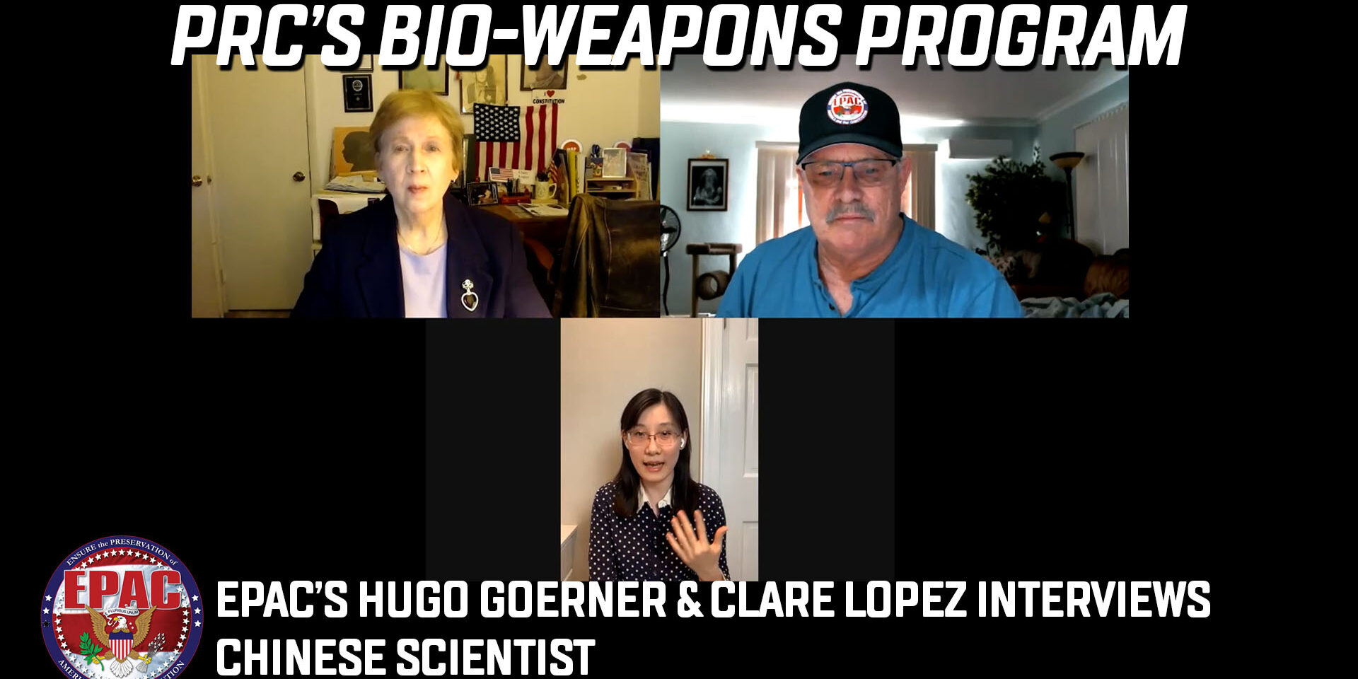 EPAC Interview with Clare Lopez and Chinese Scientist